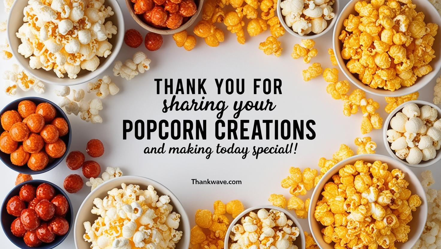 Thank you for sharing your popcorn creations and making today special!