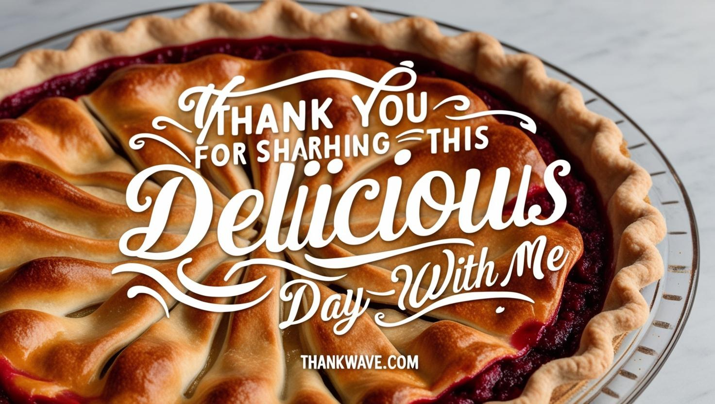 This pie is the highlight of my day—thank you!