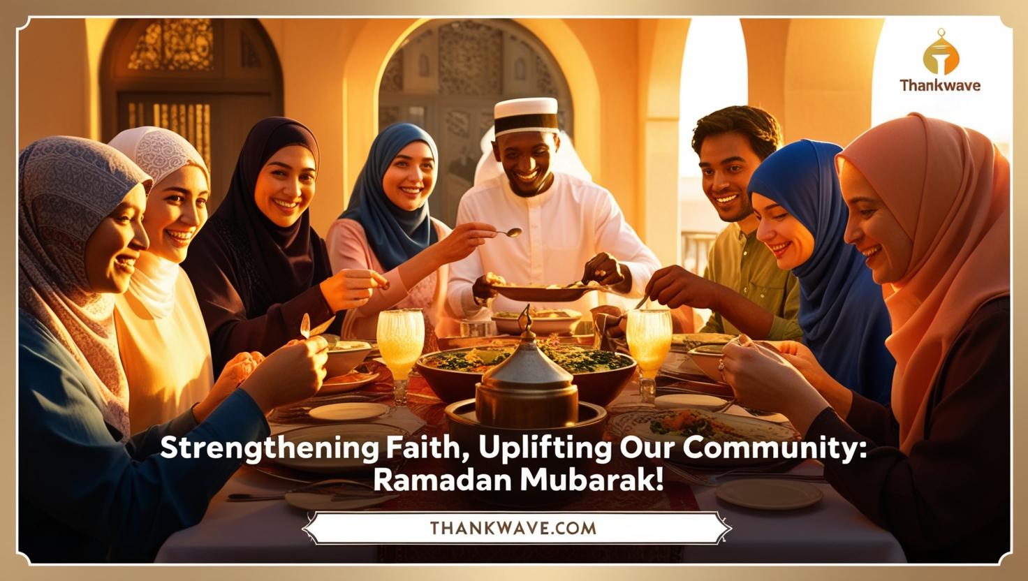 Let’s use this month to strengthen our faith and uplift those in need. Ramadan Mubarak!"