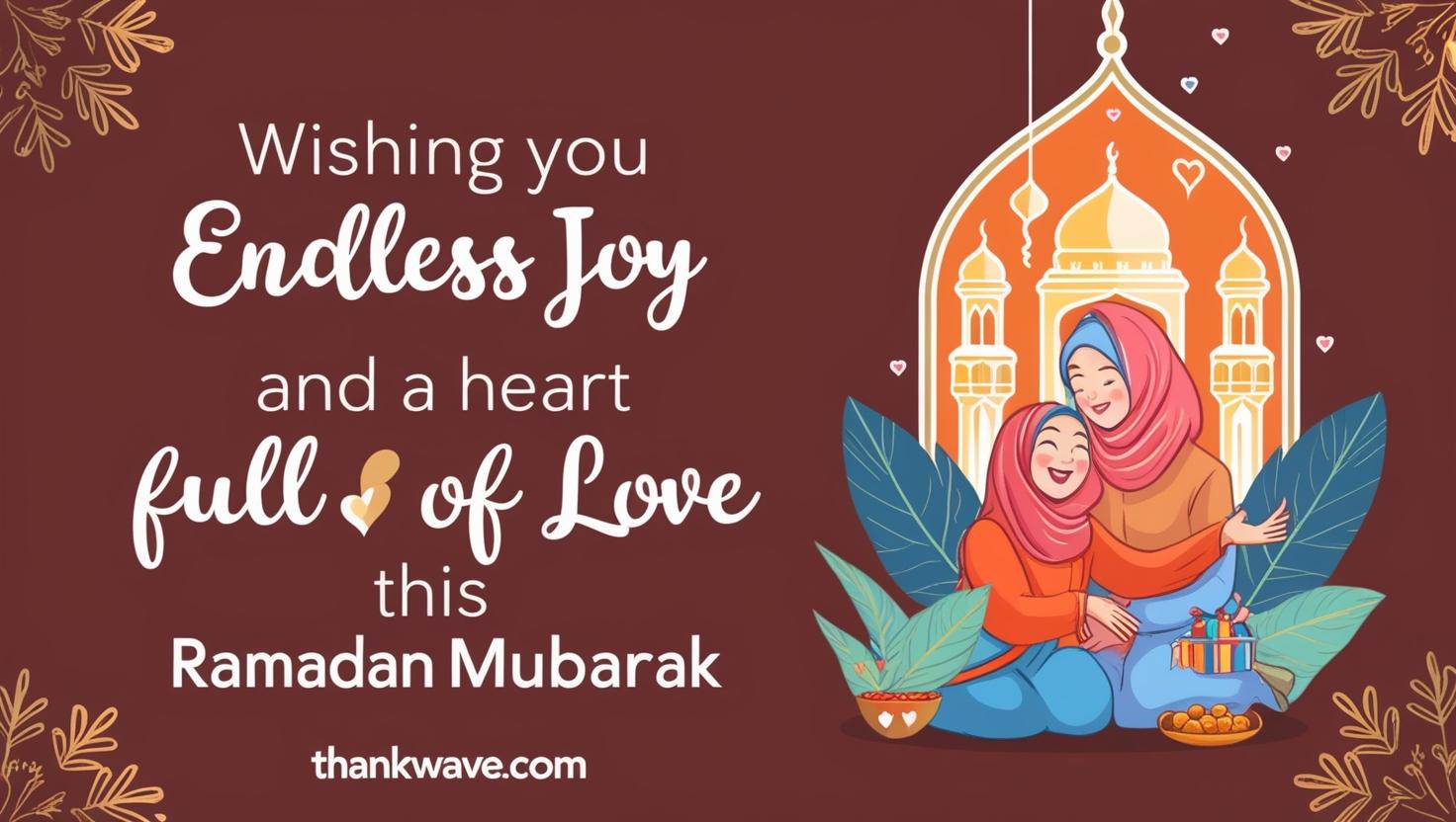 Wishing you endless joy and a heart full of love this holy month!