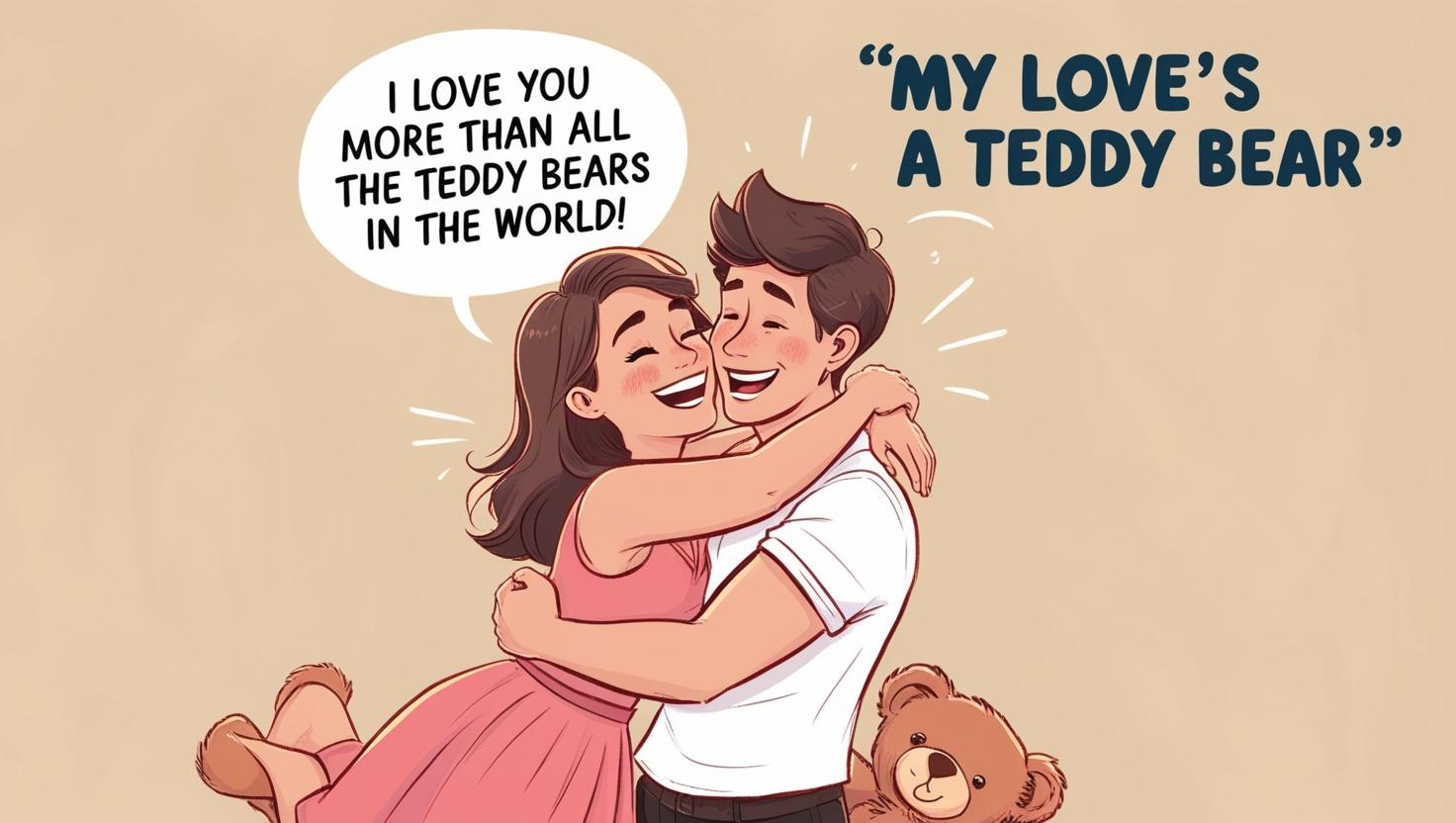 "I love you more than all the teddy bears in the world!"