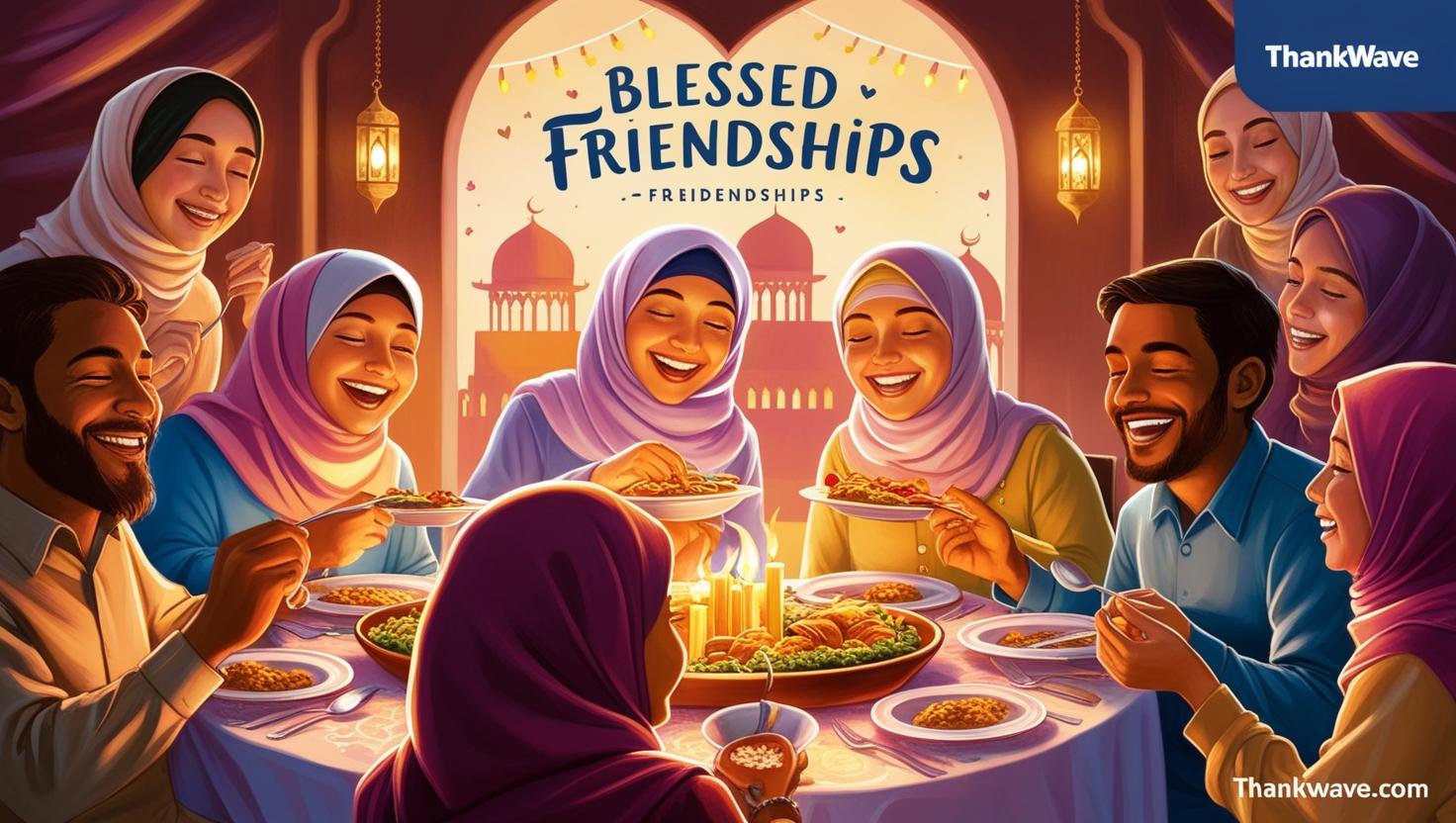 Your Iftar gathering was filled with love and joy. I feel blessed to have you as my friend