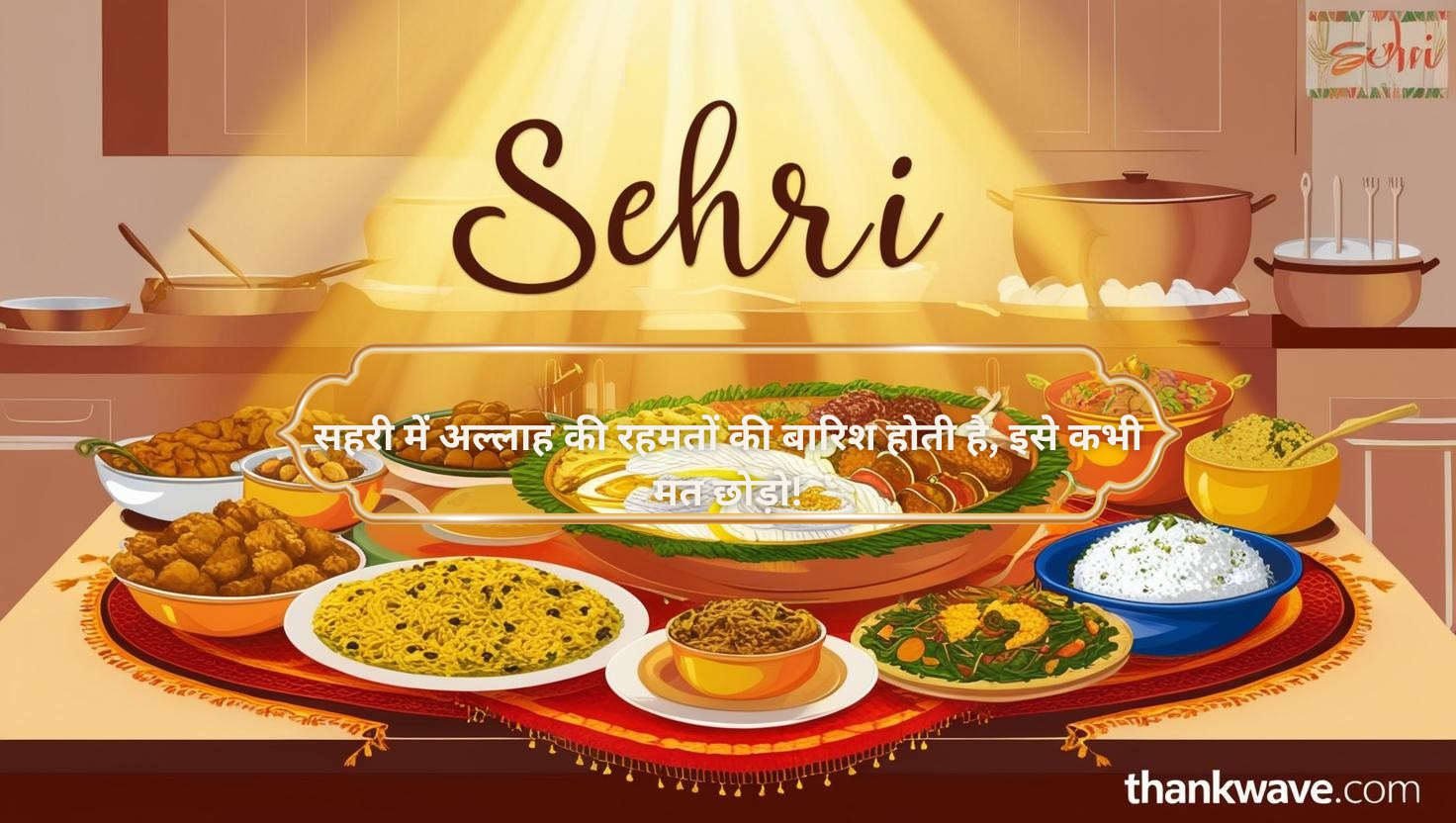 sehri quotes in Hindi