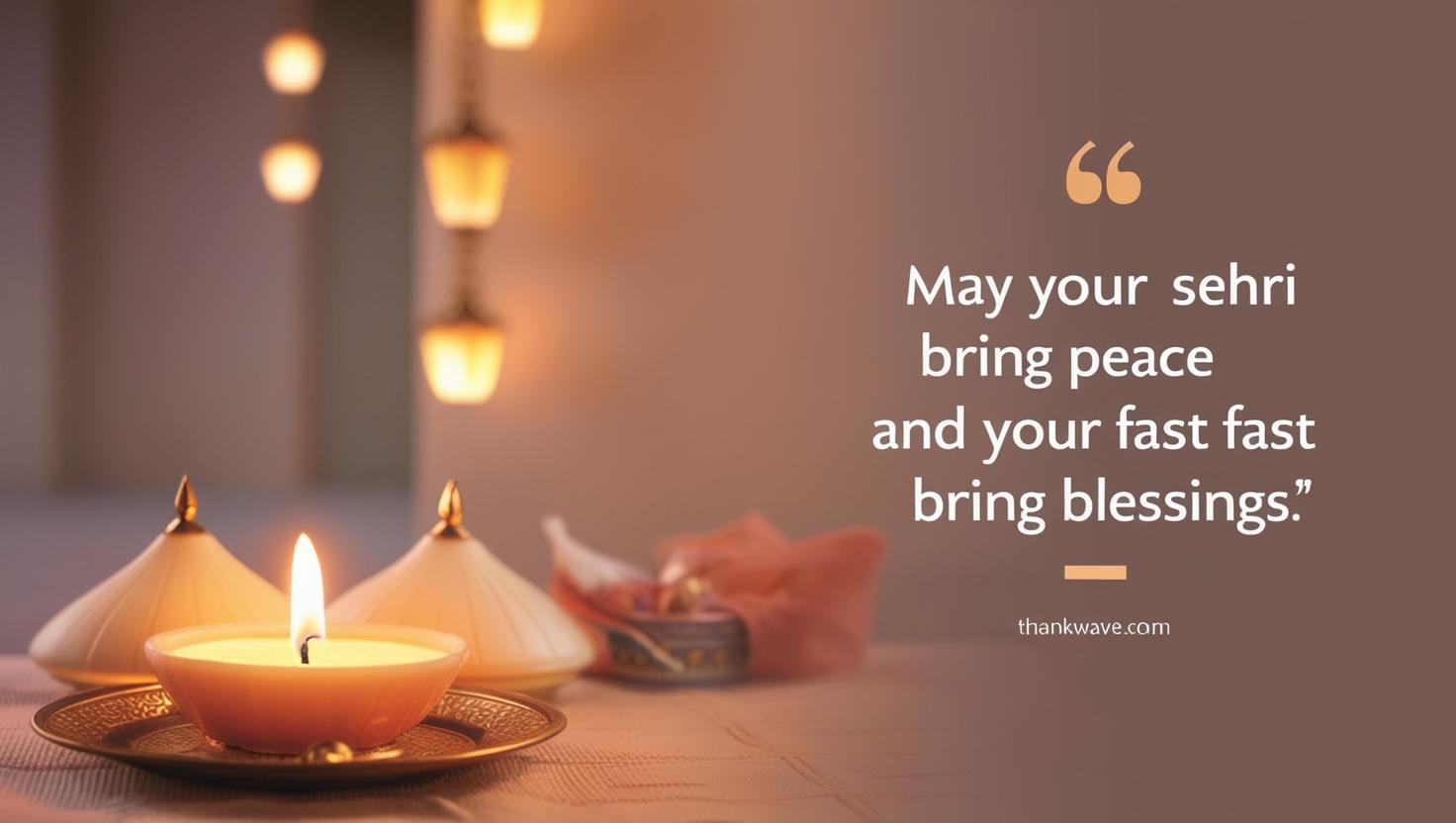 May your Sehri bring peace, your fast bring blessings, and your prayers be answered.