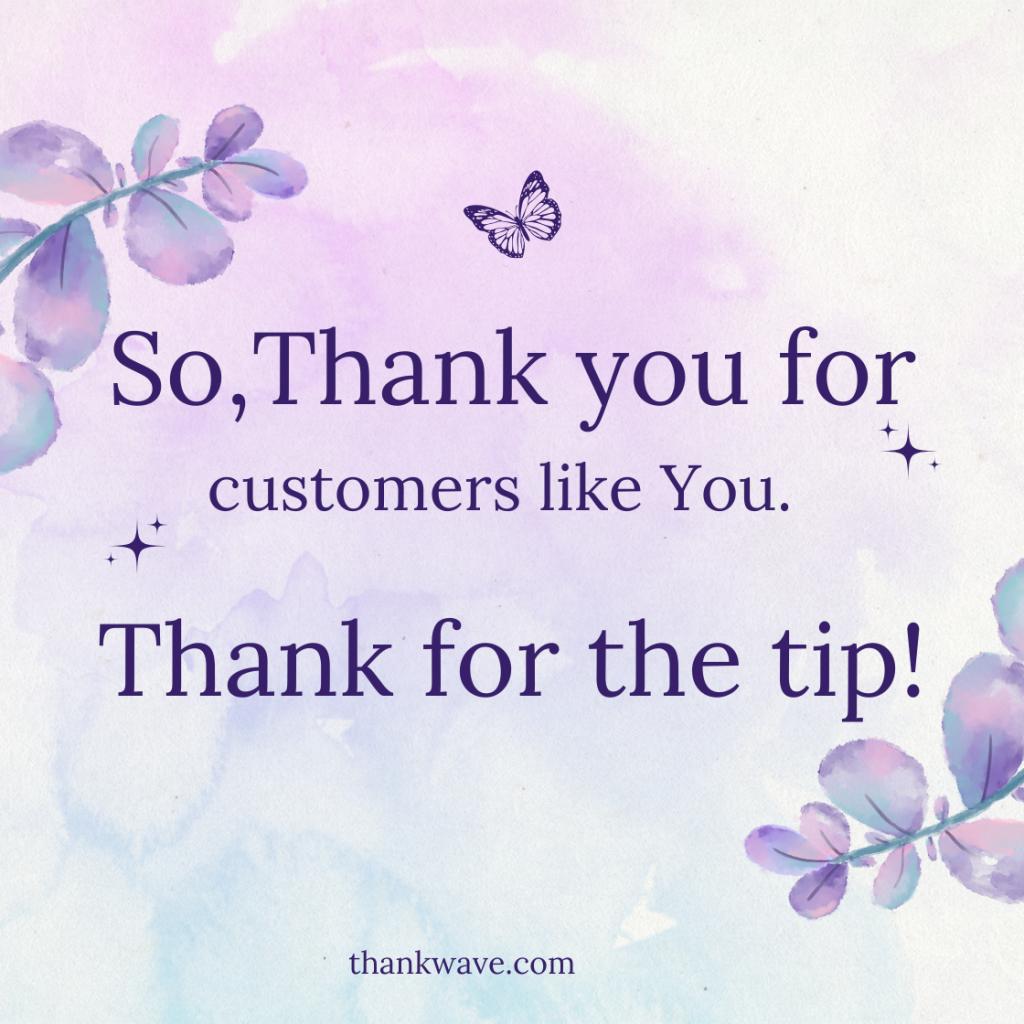 so. thank you for customer like you
thank for tip!