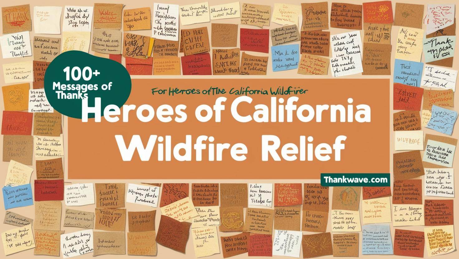 100+Messages of Thanks for the Heroes of California Wildfire Relief