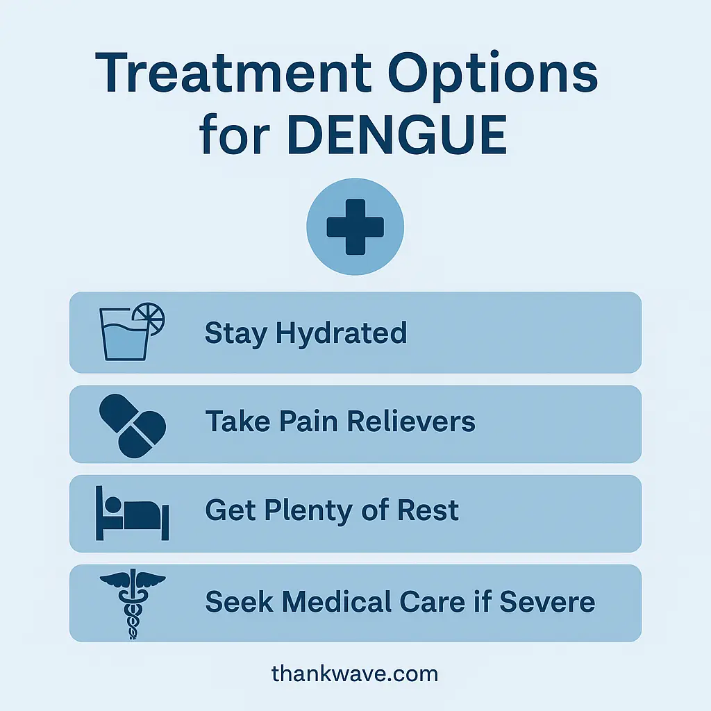 Treatment Options for Dengue: Hydrate, Rest, Take Pain Relievers, and Seek Medical Help